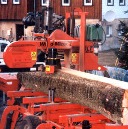 Mobiles Sägewerk